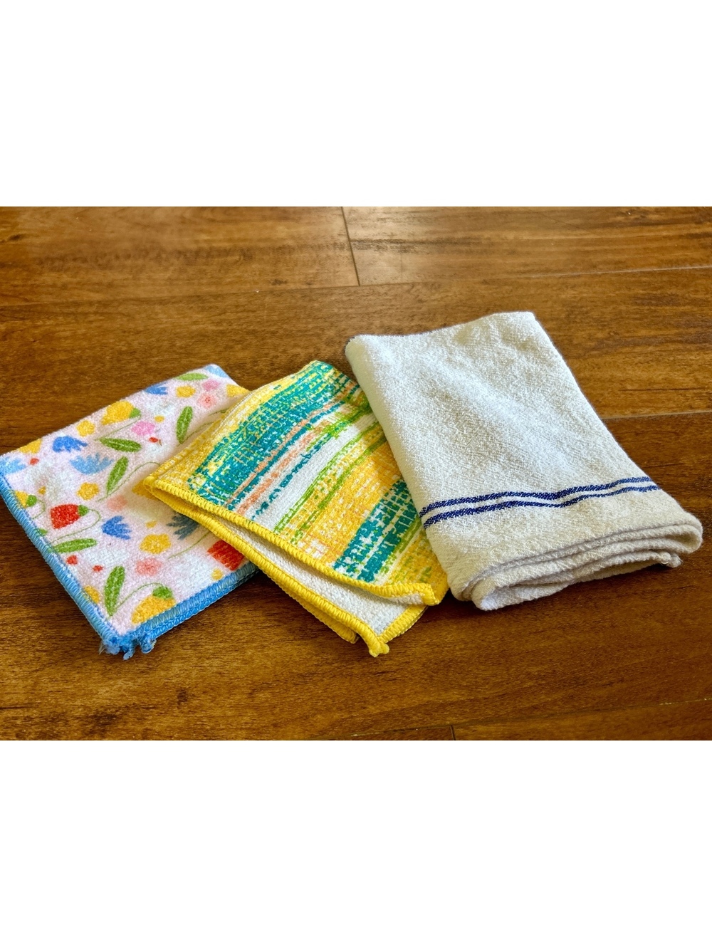 Set of 3 Assorted Cotton Kitchen Towels
